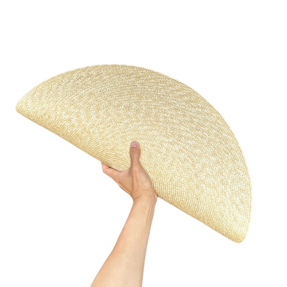 NWT COS Oversized Soleil Straw Raffia Taco Clutch